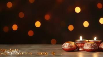 Diwali festival of lights background photo