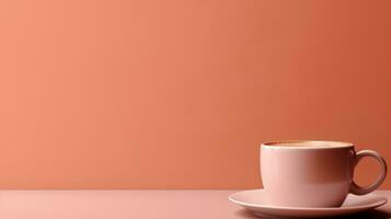 Minimalist coffee background photo