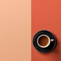 Minimalist coffee background photo