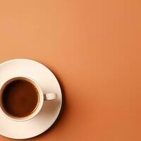 Minimalist coffee background photo