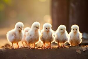 Chicken on the farm photo