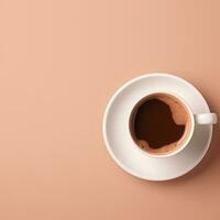 Minimalist coffee background photo