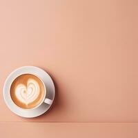 Minimalist coffee background photo