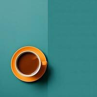Minimalist coffee background photo