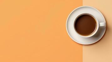 Minimalist coffee background photo