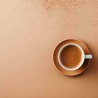 Minimalist coffee background photo