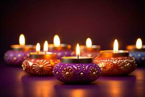 Diwali festival of lights background photo