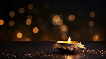 Diwali festival of lights background photo