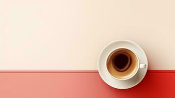 Minimalist coffee background photo