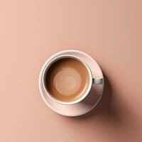 Minimalist coffee background photo