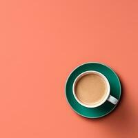 Minimalist coffee background photo