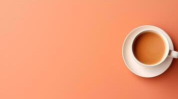 Minimalist coffee background photo