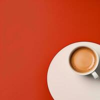 Minimalist coffee background photo