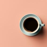 Minimalist coffee background photo