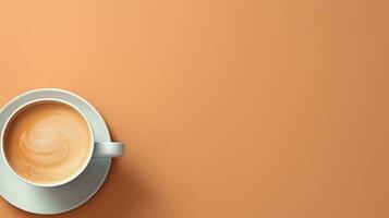 Minimalist coffee background photo