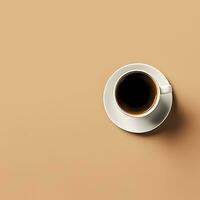 Minimalist coffee background photo