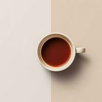 Minimalist coffee background photo