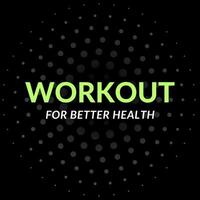 Customizable abstract background black and green color fitness gym banner template, vector