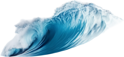 Wave png with AI generated.