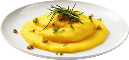 Polenta png with AI generated.