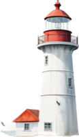 lighthouse png with AI generated.