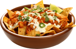 Chilaquiles png with AI generated.