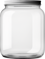 Glass jar png with AI generated.