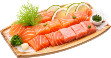 Sashimi png with AI generated