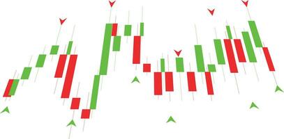 stock trading design vector