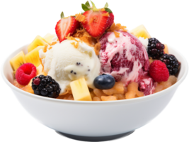 bingsu png con ai generado.