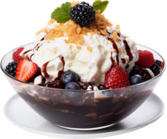 bingsu png con ai generato.