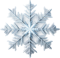 Snowflake png with AI generated.