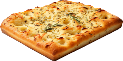 Focaccia png with AI generated.