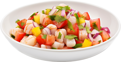 Ceviche png with AI generated.