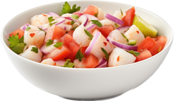 Ceviche png with AI generated.