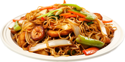 Yakisoba png mit ai generiert.