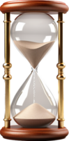 Hourglass png with AI generated.