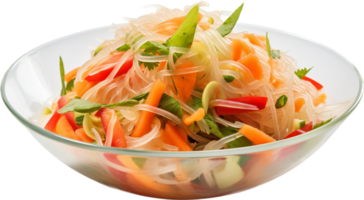 Green Papaya Salad png with AI generated.