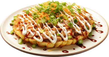 okonomiyaki png med ai genererad.