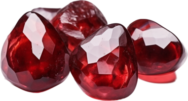 Garnet png with AI generated.