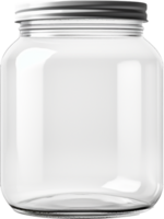 Glass jar png with AI generated.