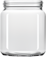 Glass jar png with AI generated.