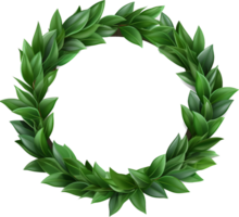 Laurel wreath png with AI generated.