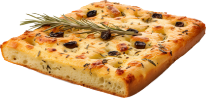 Focaccia png with AI generated.