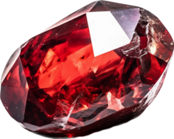 Garnet png with AI generated.