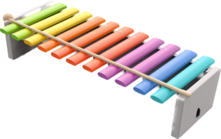 Xylophone png with AI generated.