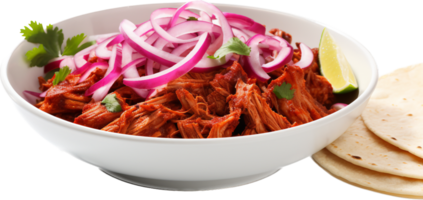 cochinita pibil png mit ai generiert.