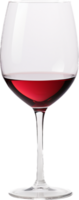 Wine glass png with AI generated.