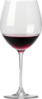 vinho vidro png com ai gerado.