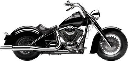 Motorcycle png with AI generated.